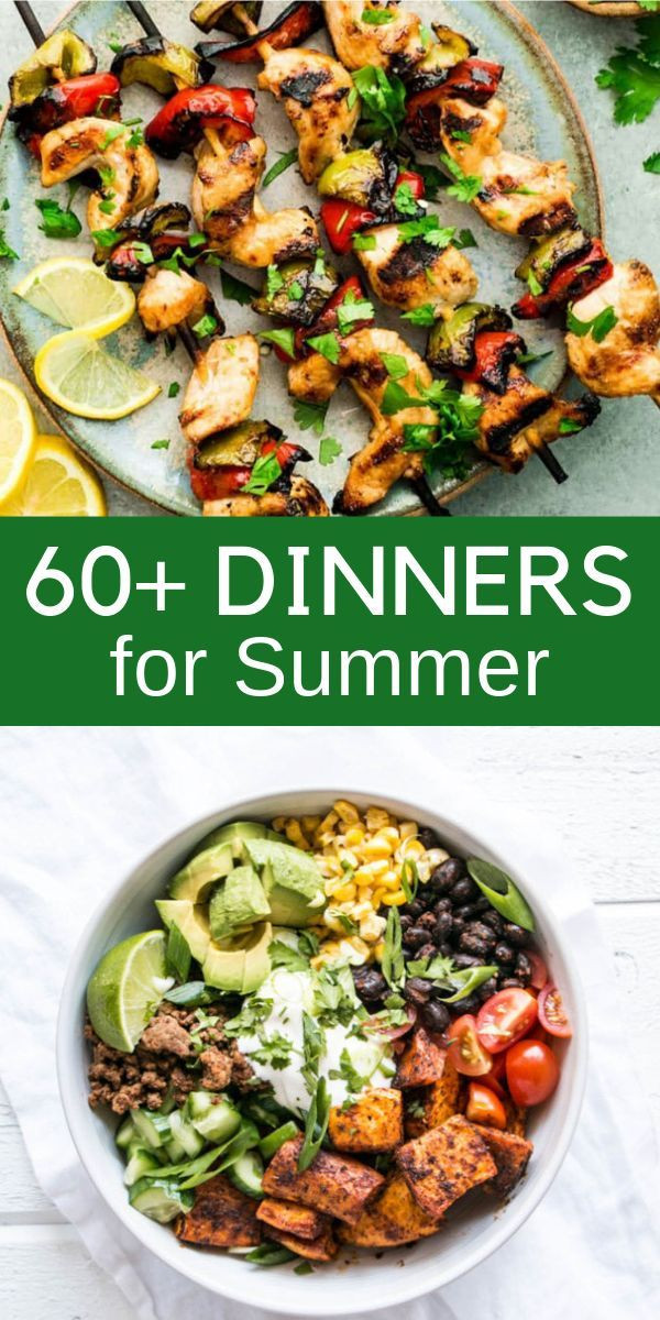 Fresh Dinner Ideas
 Summer Dinner Ideas 60 Fresh Dinner Recipes for Summer