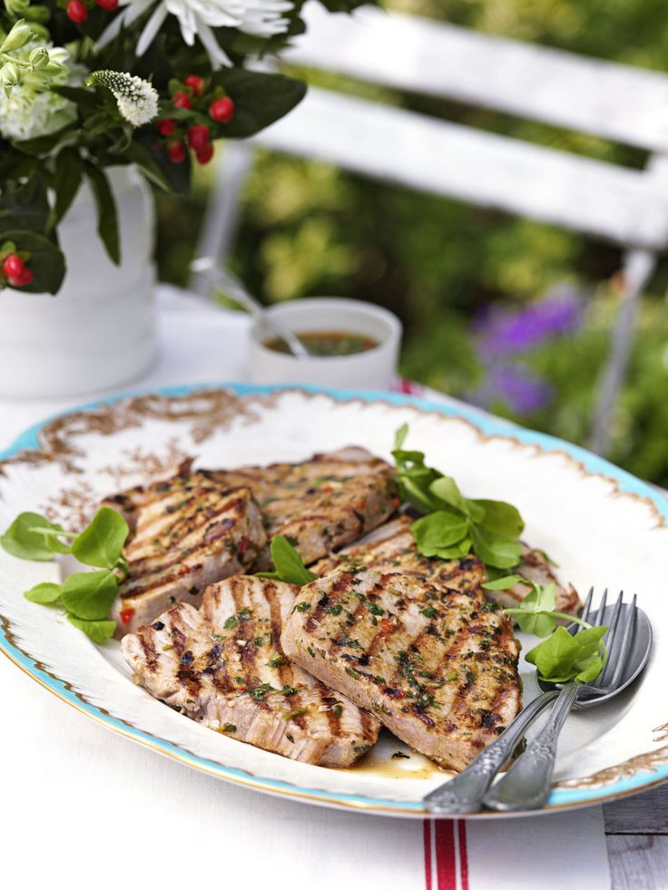 Fresh Tuna Fish Recipes
 Tuna steaks with chermoula Healthy recipe for oily fish