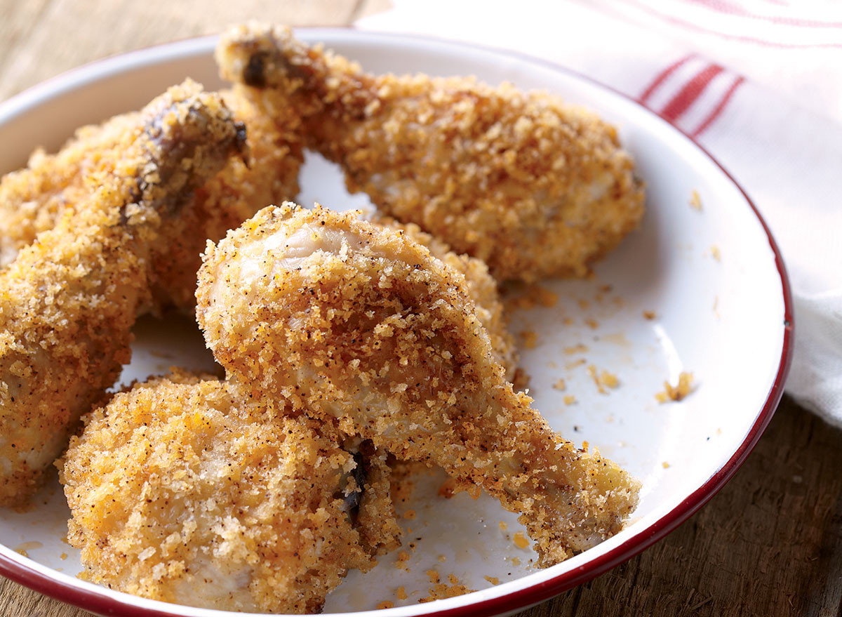 Fried Chicken Calories
 Crispy Low Calorie Oven Fried Chicken Recipe