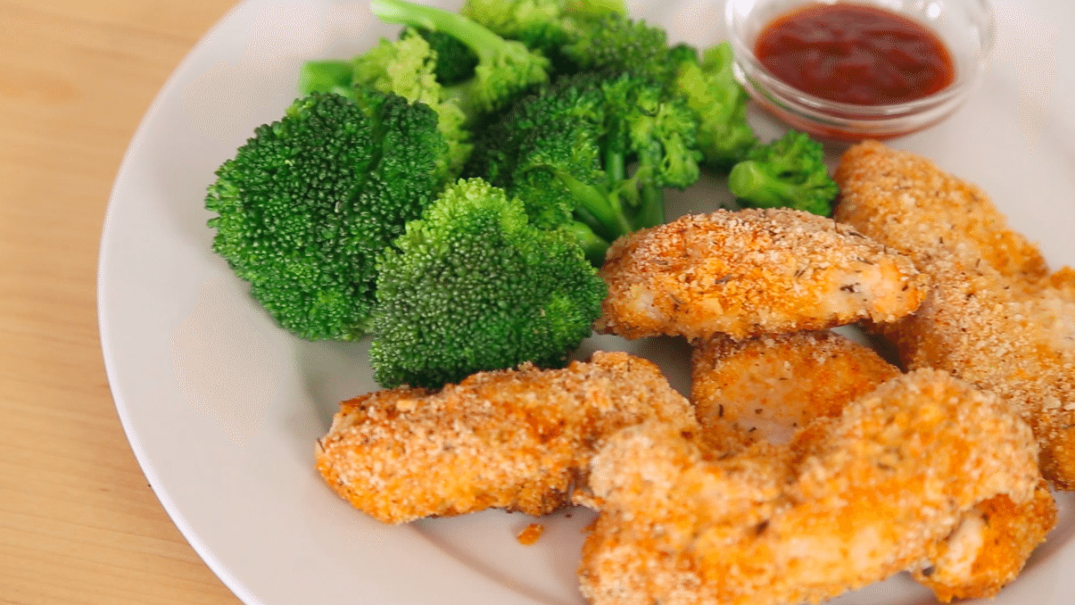Fried Chicken Calories
 Oven Fried Chicken Strips [Video]