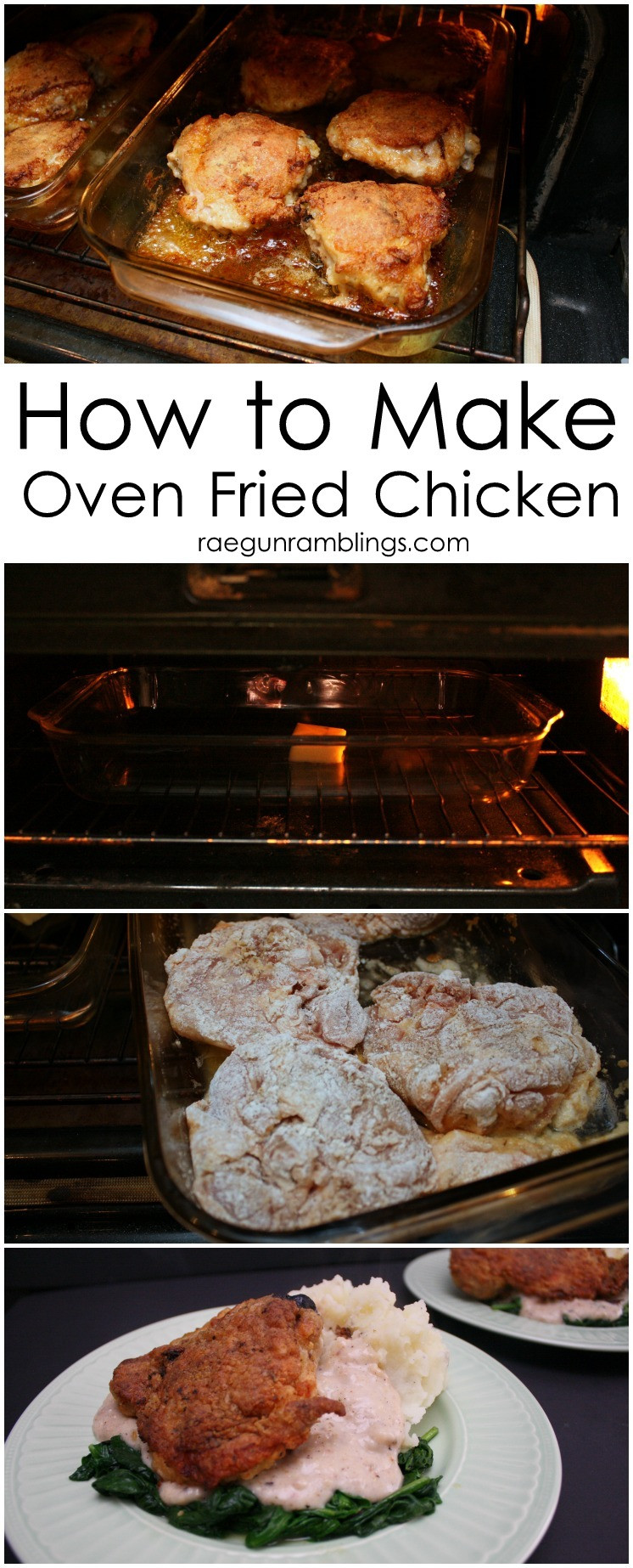 Fried Chicken In The Oven
 Oven Fried Chicken Recipe Rae Gun Ramblings