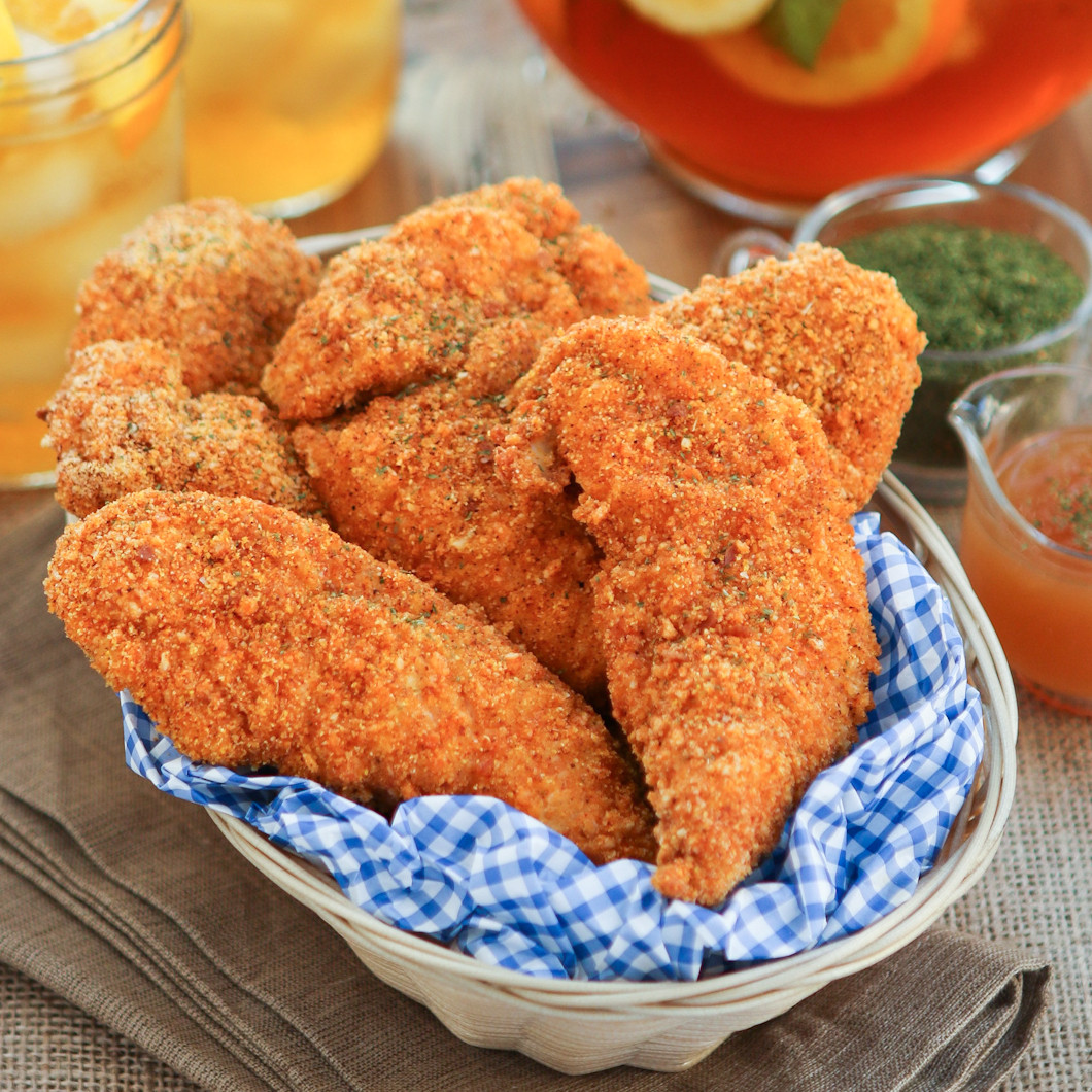 Fried Chicken Strips
 Thirsty For Tea Southern Style Chicken Tenders with Sweet