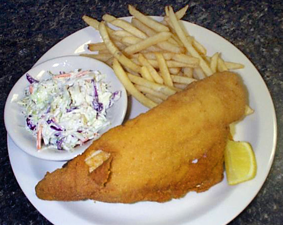 Fried Fish Dinner
 Blogski