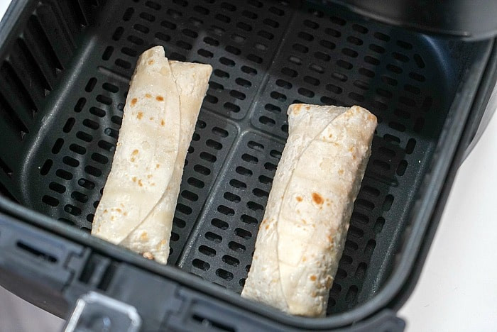 Frozen Burritos Air Fryer
 Frozen Burrito in Air Fryer · The Typical Mom