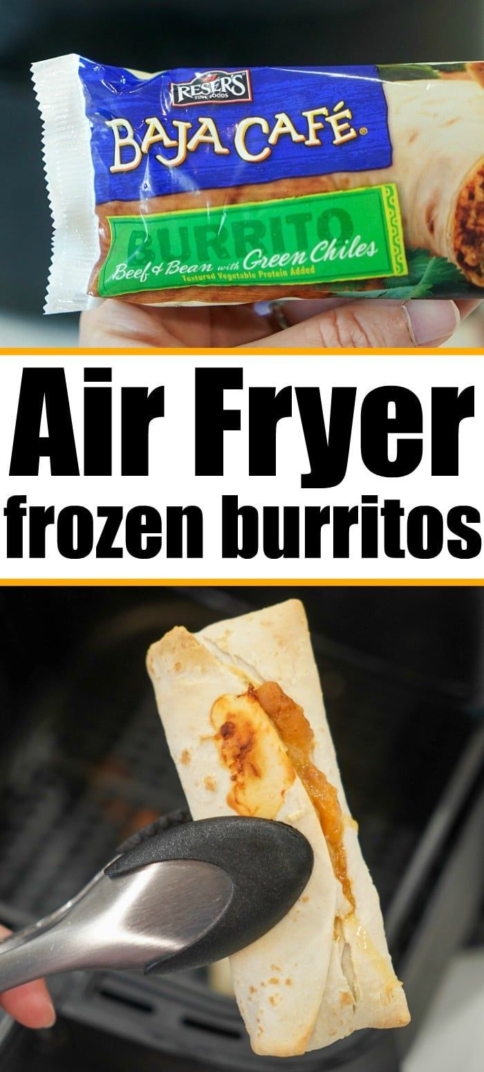 Frozen Burritos Air Fryer
 Frozen burrito in air fryer is a great way to cook these