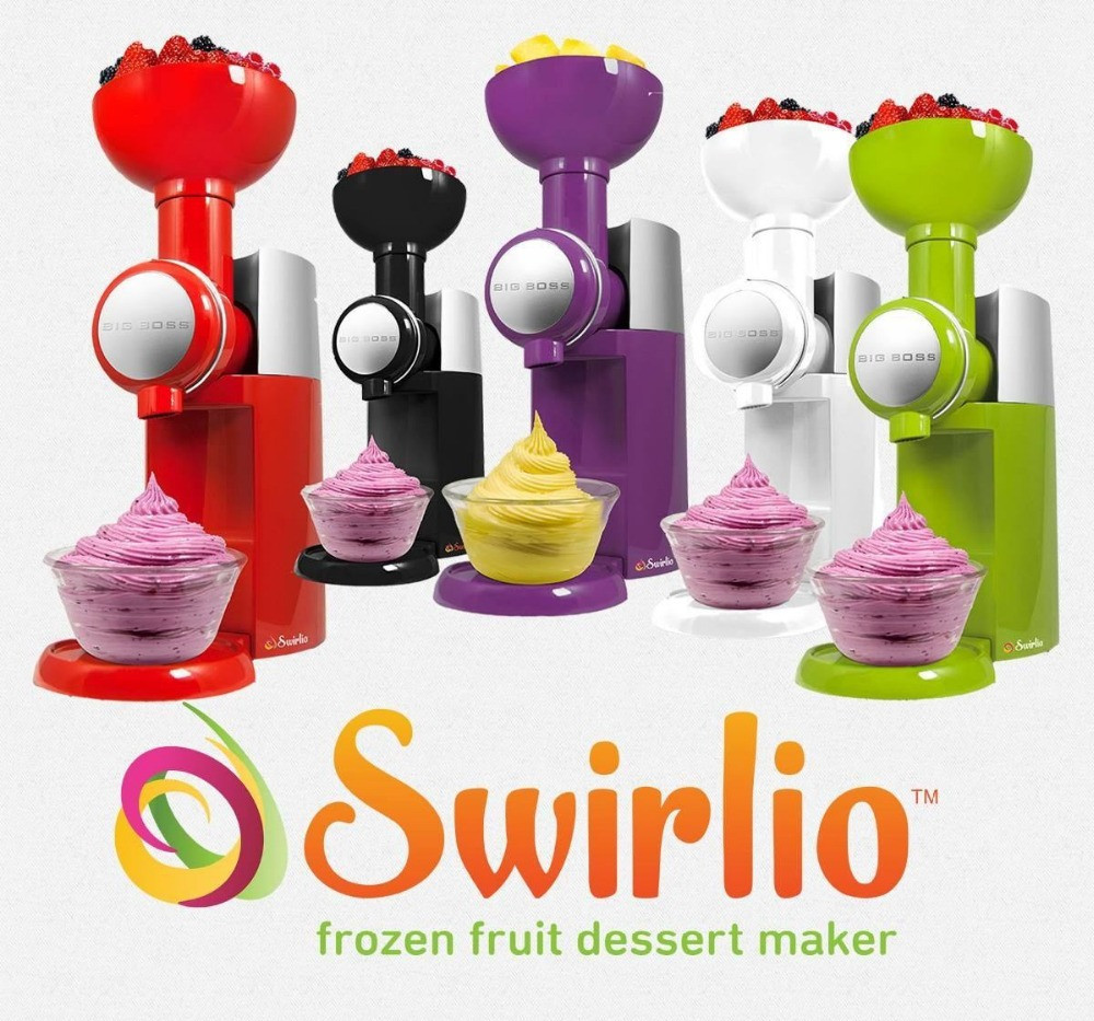 Frozen Fruit Dessert Machine
 Big Boss Swirlio Frozen Fruit Dessert Maker Fruit Ice