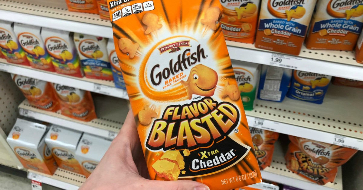 Goldfish Crackers Flavours
 SIX Bags of Goldfish Crackers ly $8 95 Shipped at Amazon
