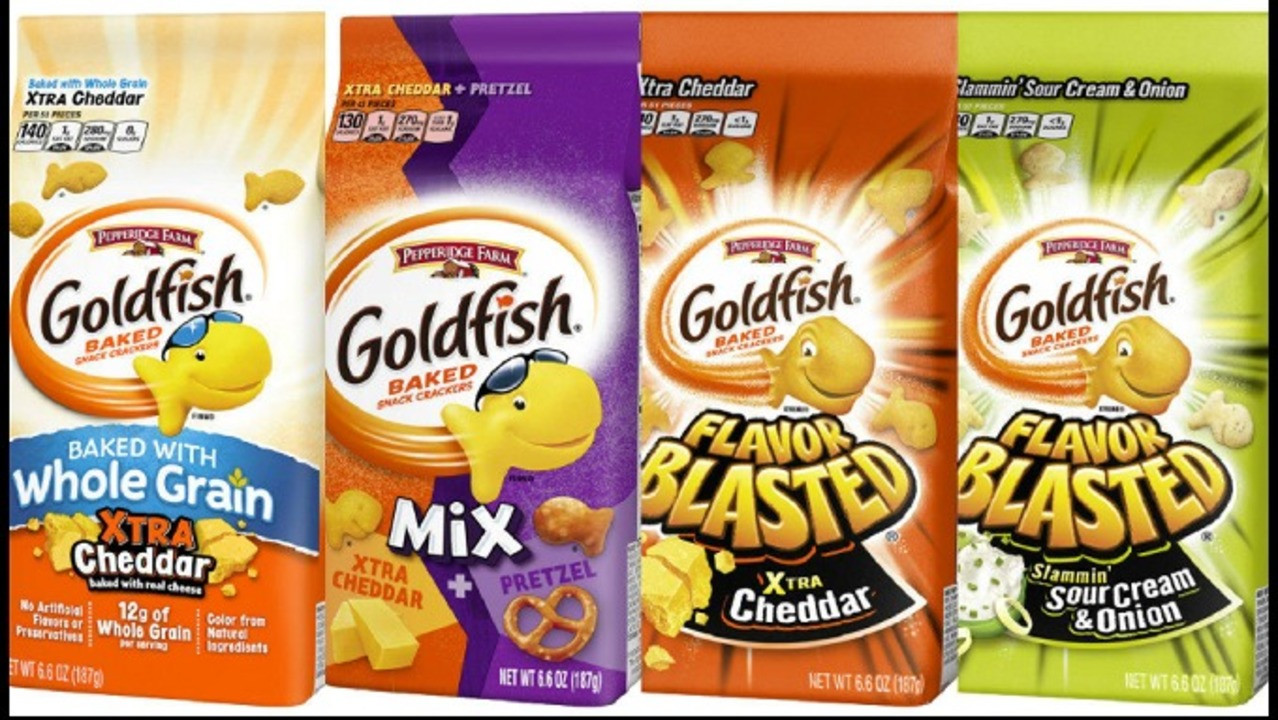 Goldfish Crackers Flavours
 4 flavors of Goldfish crackers recalled due to salmonella