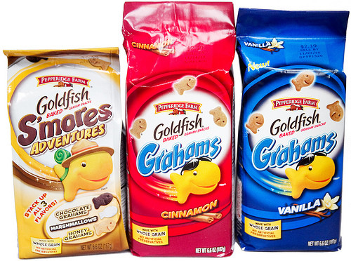 Goldfish Crackers Flavours
 New Non Savory Goldfish Flavors Vanilla Cinnamon and S