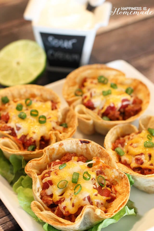 Good Quick Dinner Ideas
 Easy Dinner Recipes 30 Minute Taco Cups Happiness is