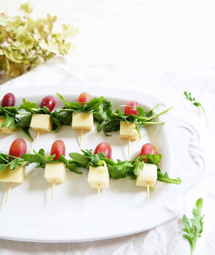 Gouda Cheese Appetizers
 Grape Gouda & Arugula Skewers Recipe