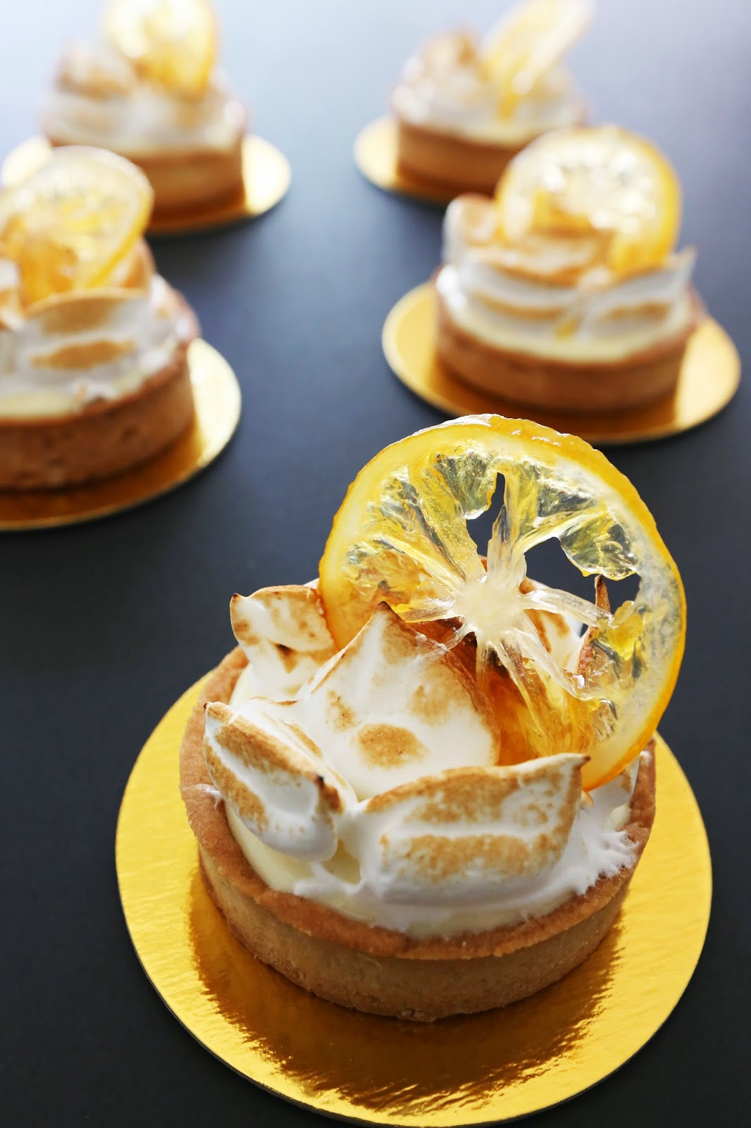 Gourmet Dessert Recipes
 Gourmet Baking Meyer Lemon Tart with Can d Lemon and Peel