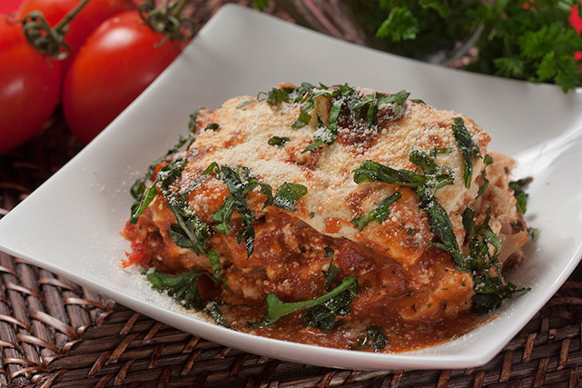 Gourmet Lasagna Recipe
 A lighter and healthier classic fort food Ve able