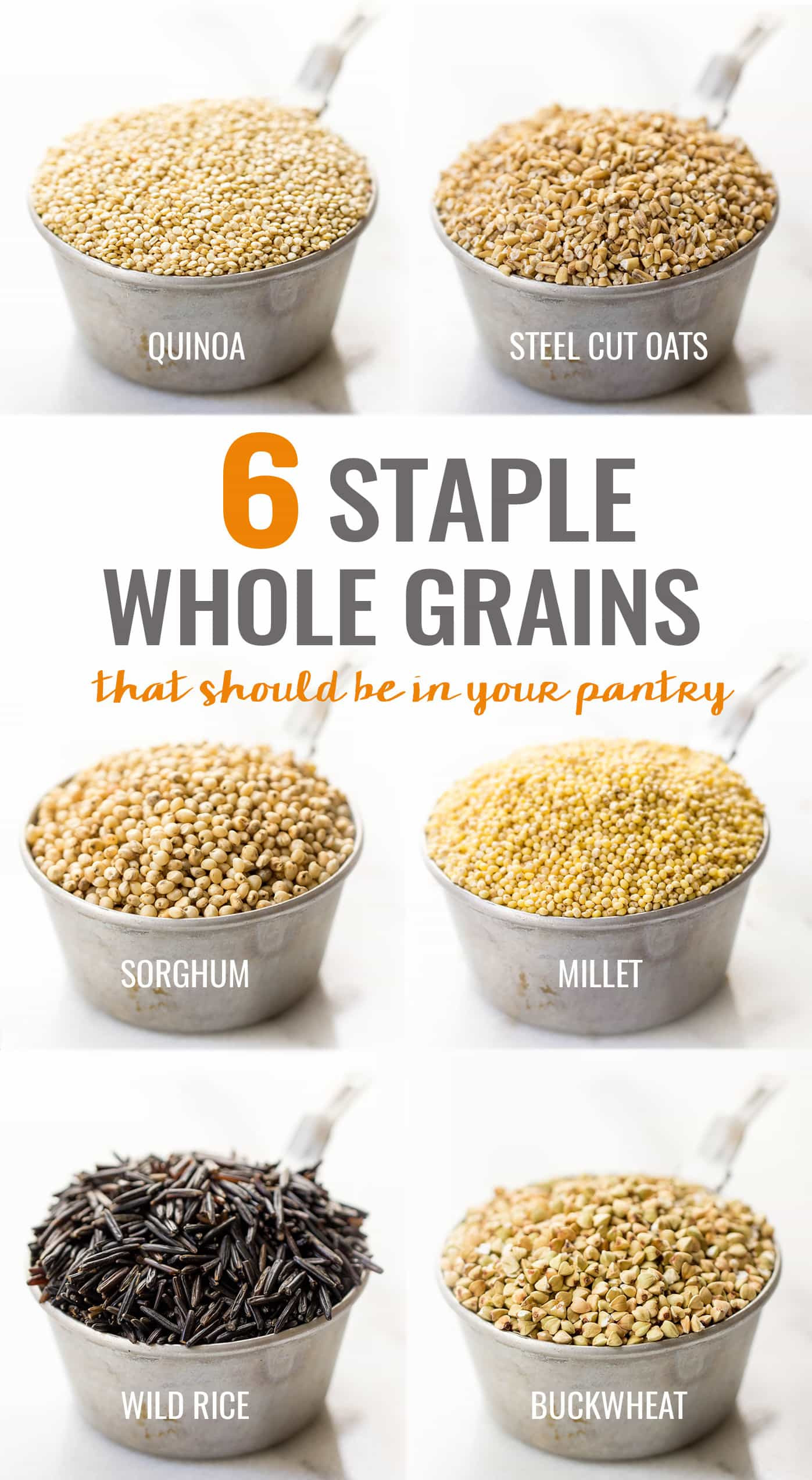 Grain Like Quinoa
 6 Staple Whole Grains to Keep in Your Pantry Simply Quinoa
