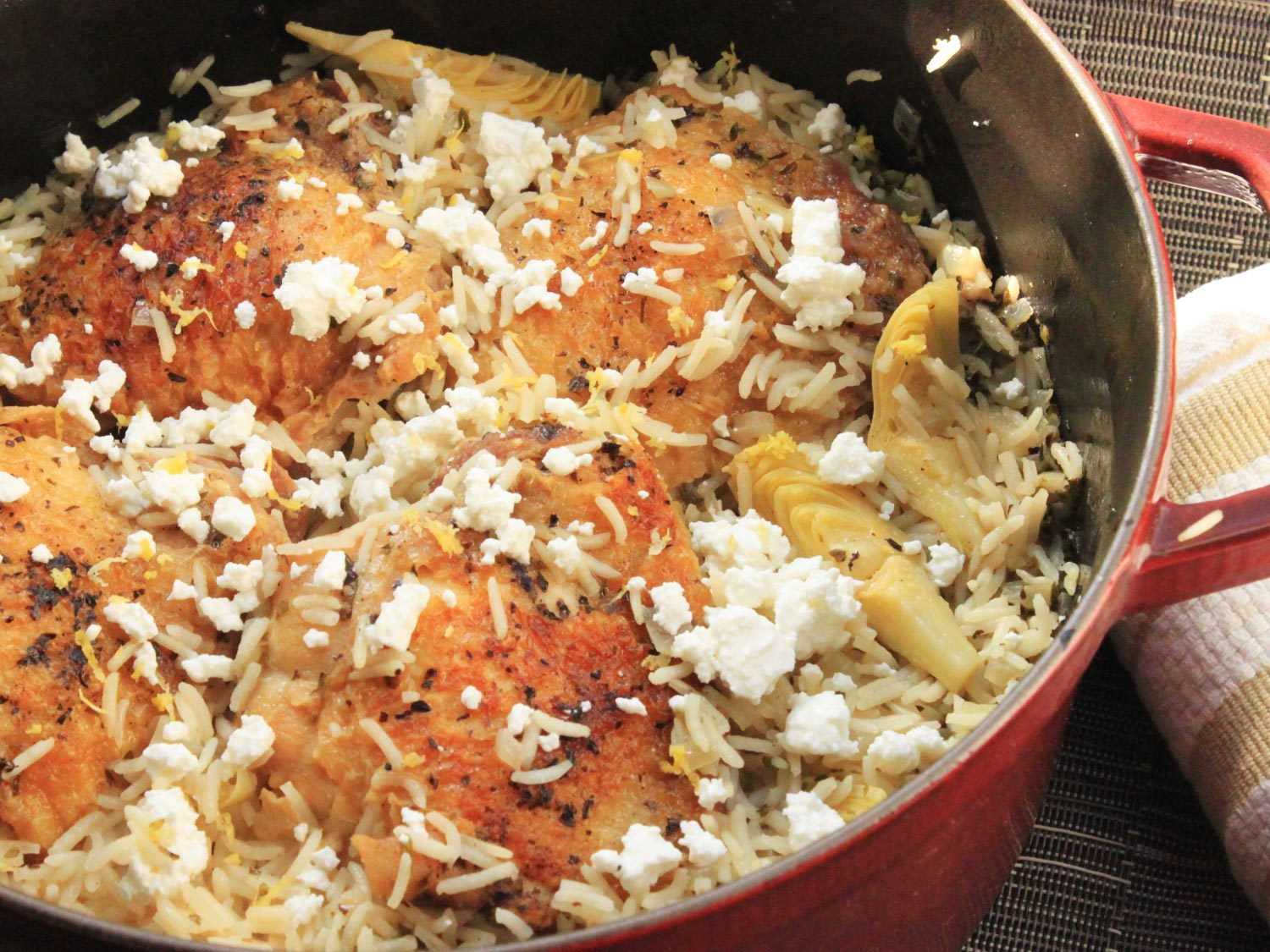 Greek Rice Pilaf
 Greek Style Rice Pilaf With Chicken Thighs Recipe