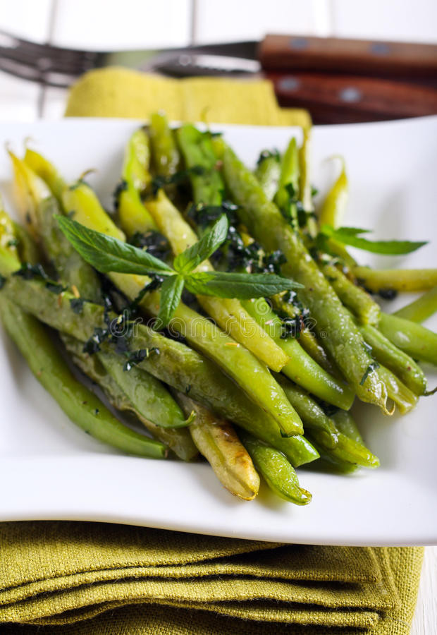 Green Bean Appetizer
 Minted Green Bean Appetizer Stock Image of food