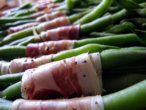 Green Bean Appetizer Finger Food
 green beans wrapped with westfalia ham by you can count on