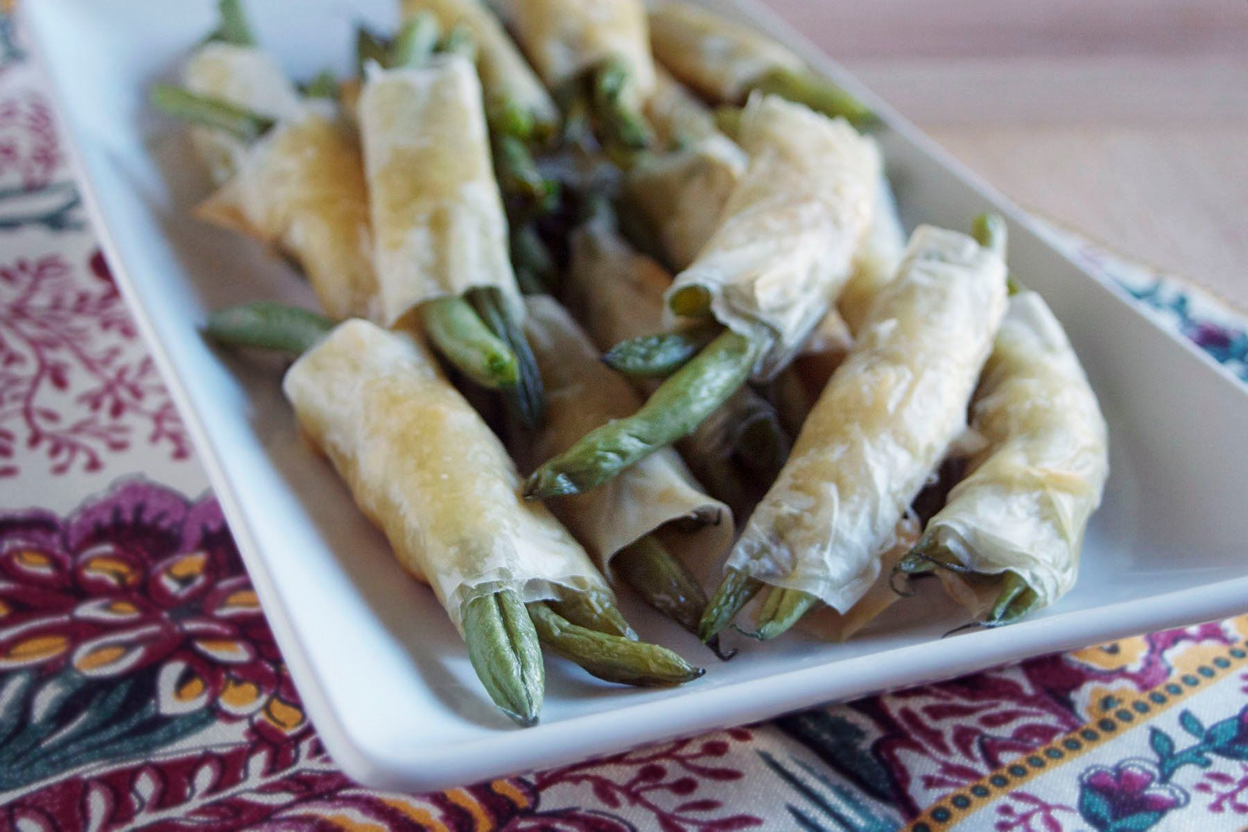 Green Bean Appetizer Finger Food
 Green Bean Bundles & Working with Phyllo Dough With