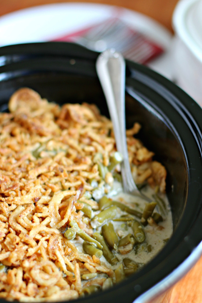 Green Bean Casserole In Crock Pot
 20 Crock Pot Thanksgiving Recipes Lydi Out Loud