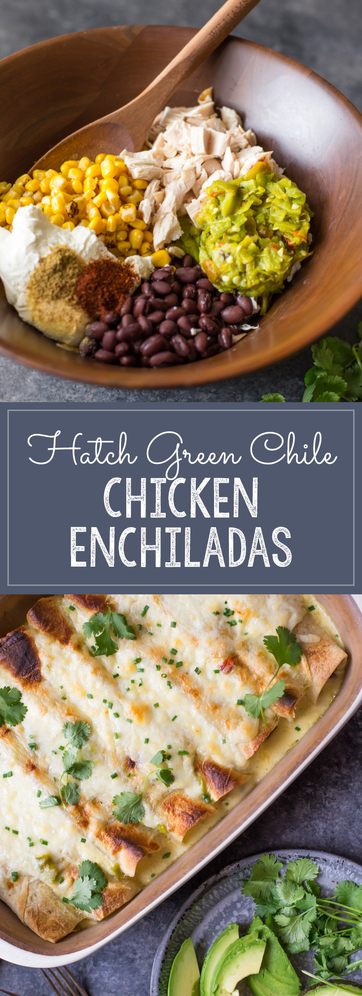 Green Chile Chicken Enchiladas Cream Cheese
 Hatch Green Chile Chicken Enchiladas Lovely Little Kitchen