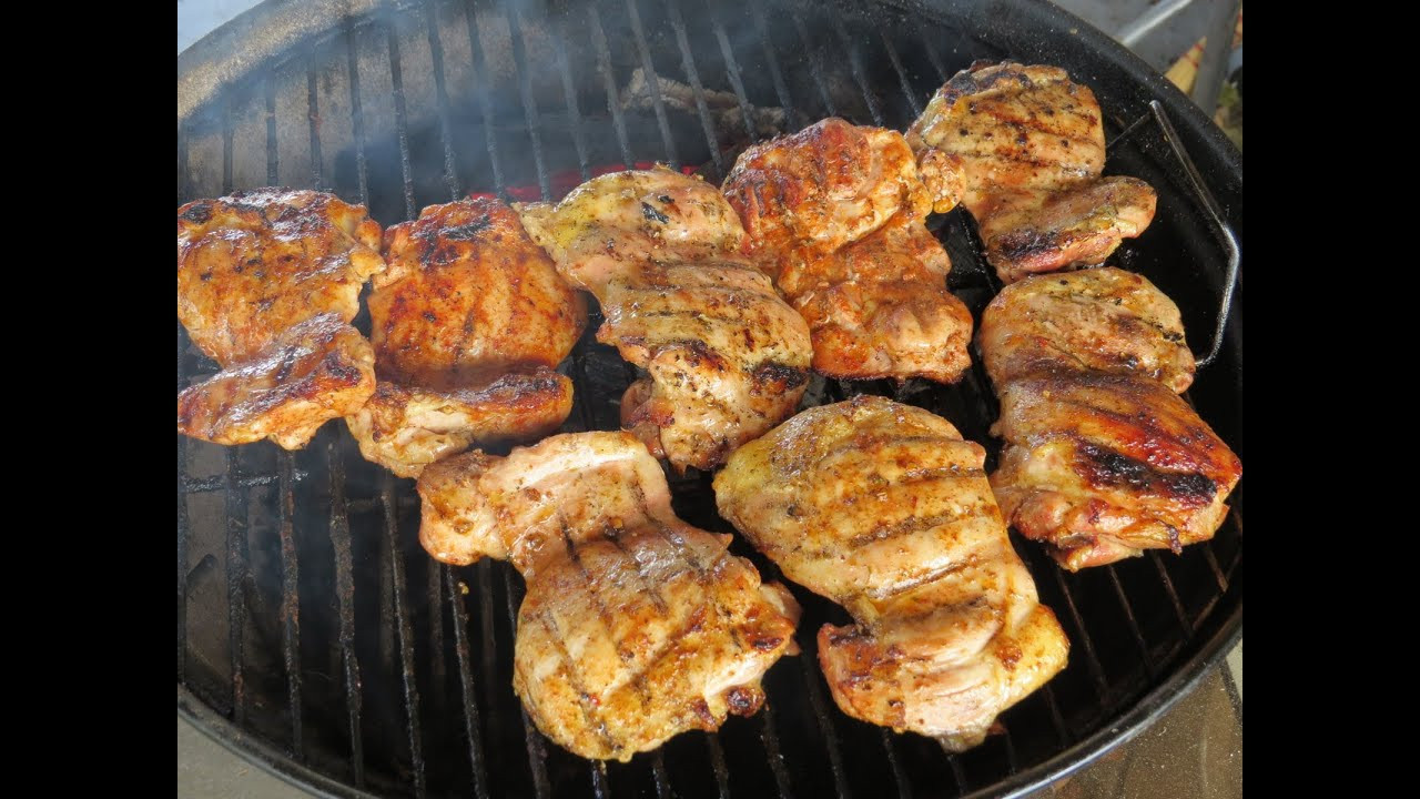 Grill Boneless Chicken Thighs
 BBQ Rubs on Grilled Boneless Skinless Chicken Thighs