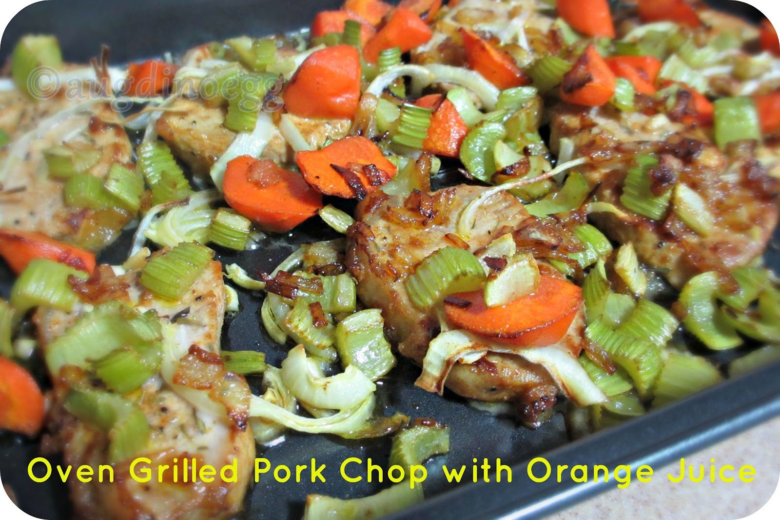 Grilled Pork Chops On Stove
 Oven Grilled Pork Chop with Orange Juice We are the