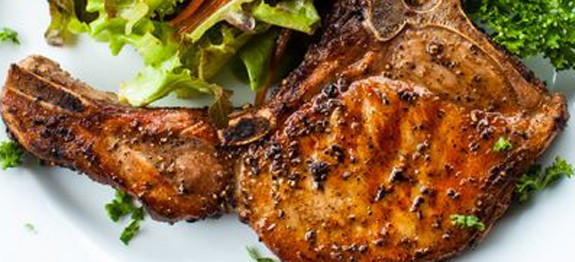 Grilled Pork Chops On Stove
 Easy Grilled Pork Chops bone in