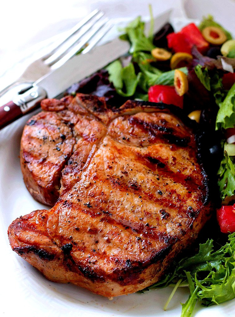 Grilled Pork Chops On Stove
 Grilled Pork Chop Marinade Bunny s Warm Oven