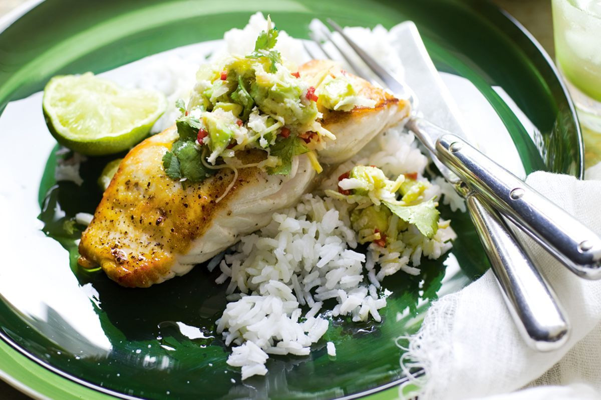 Grilled White Fish Recipes
 Grilled fish with lime fresh coconut and avocado relish