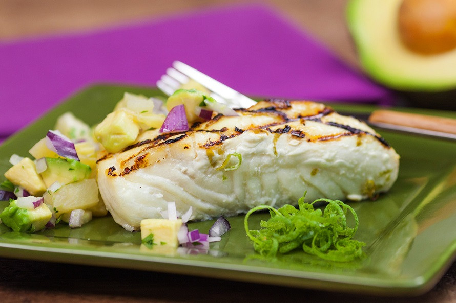 Grilled White Fish Recipes
 Grilled White Fish with Avocado Relish
