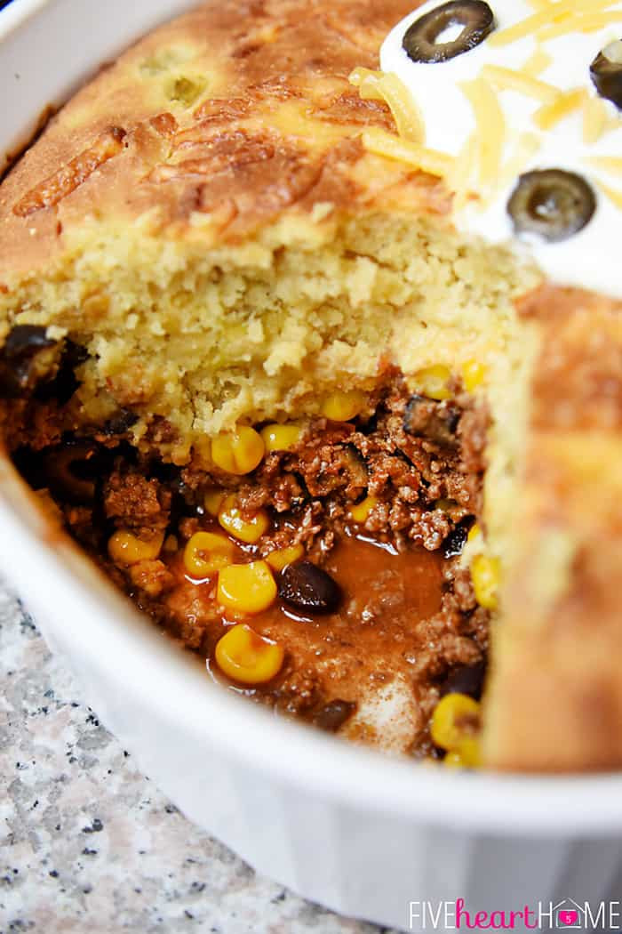 Ground Beef And Cornbread Recipes
 Mexican Beef & Cornbread Bake