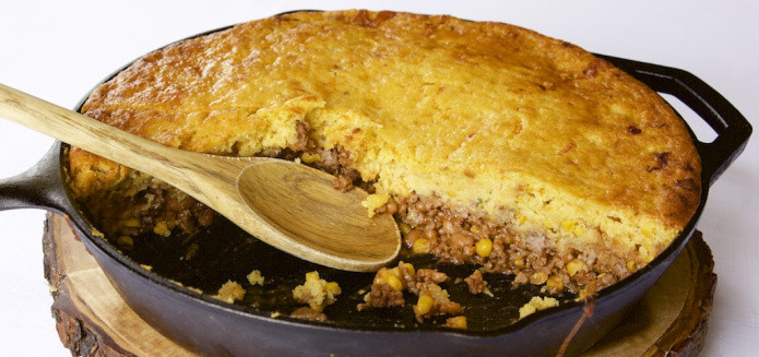 Ground Beef And Cornbread Recipes
 Tex Mex Cornbread Skillet with Ground Beef & Beans – A