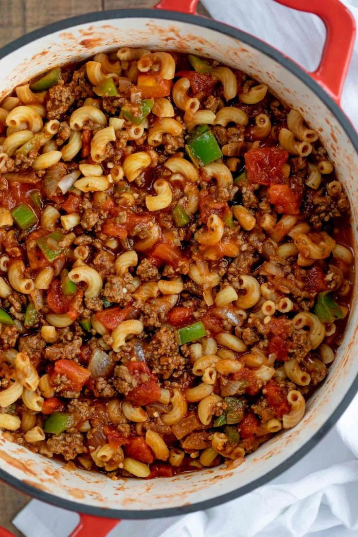Ground Beef And Macaroni Recipes
 Classic Goulash made in ONE POT with ground beef bell