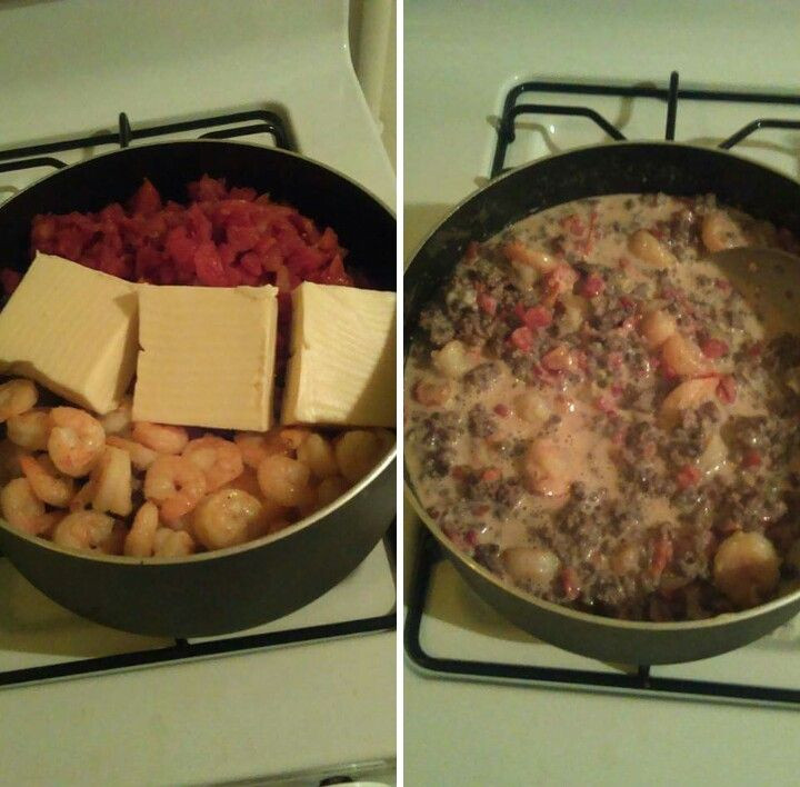 Ground Beef And Shrimp Recipes
 rotel dip with ground beef and shrimp