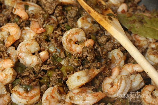 Ground Beef And Shrimp Recipes
 Dirty Brown Rice with Shrimp