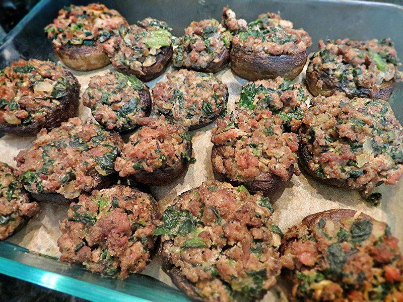 Ground Beef Appetizers
 Stuffed Mushrooms Appetizer with Sage Ground Beef