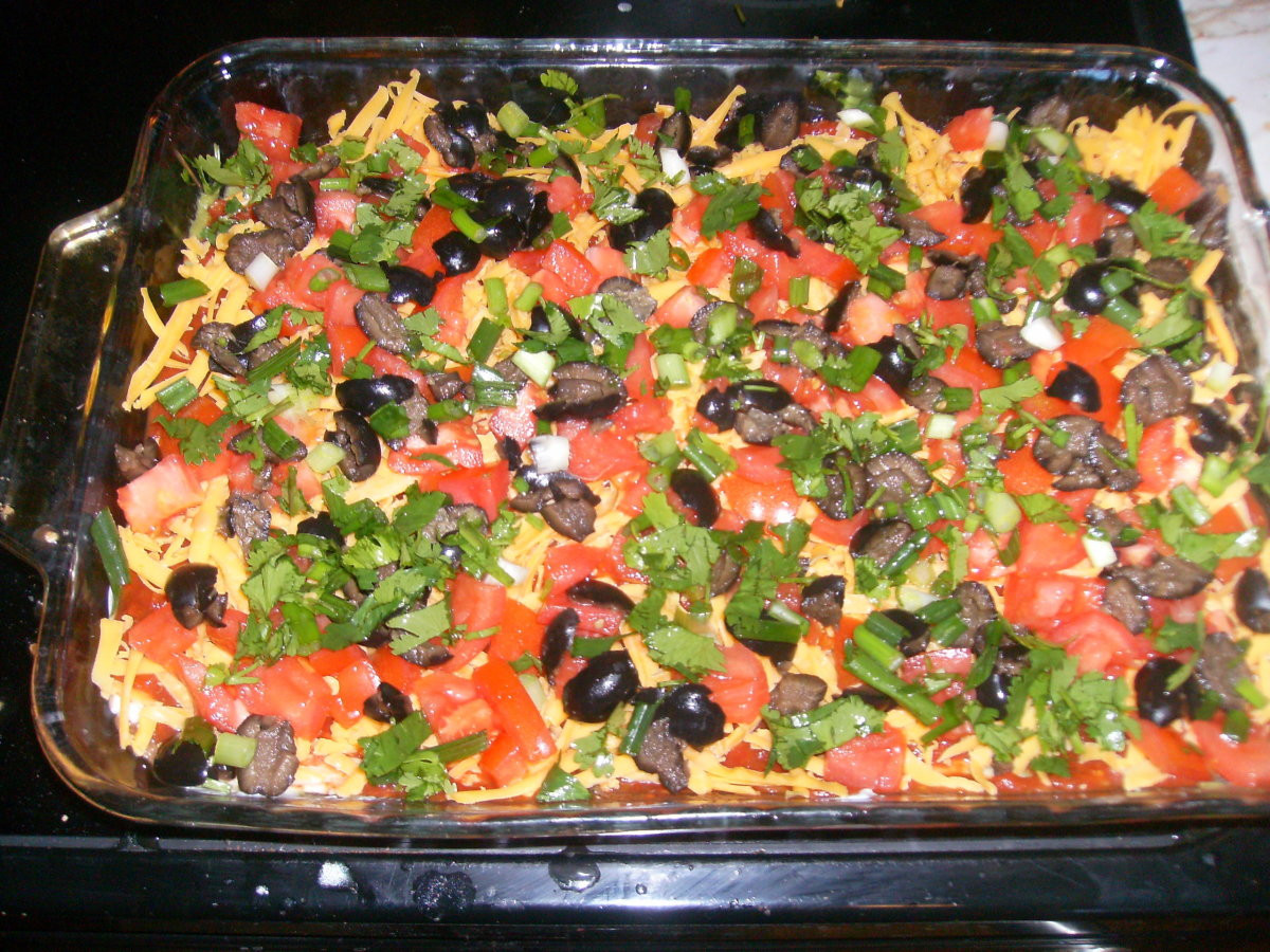 Ground Beef Appetizers
 More than the Traditional 7 Layer Mexican Dip Appetizer