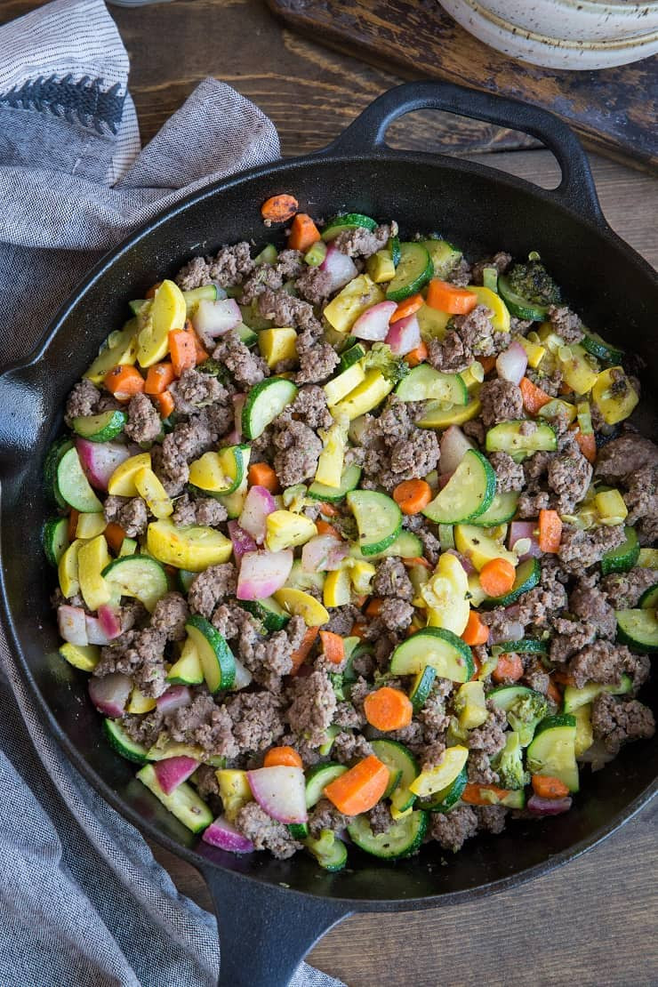 Ground Beef Recipes Keto
 30 Minute Ve able and Ground Beef Skillet The Roasted Root