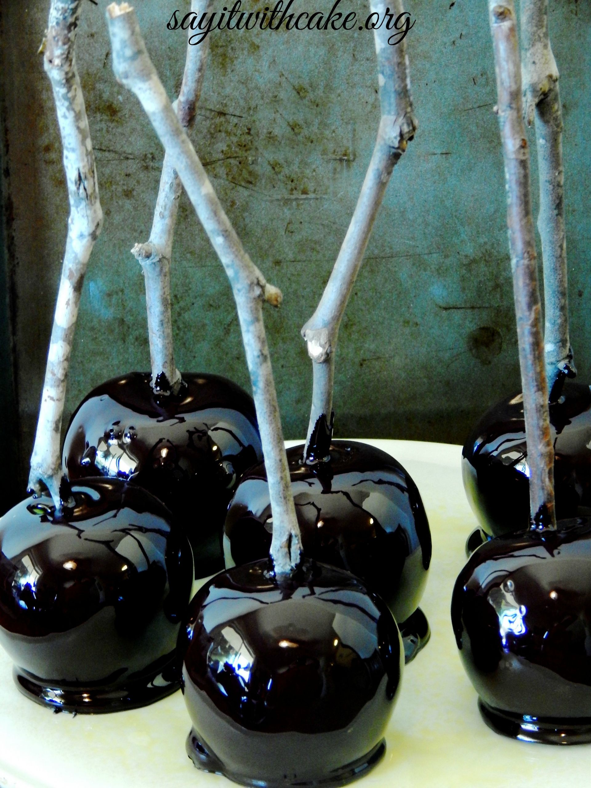 Halloween Apple Recipes
 Halloween Candy Apples – Say it With Cake