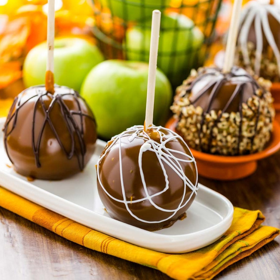 Halloween Apple Recipes
 Chocolate Halloween Apples Recipe