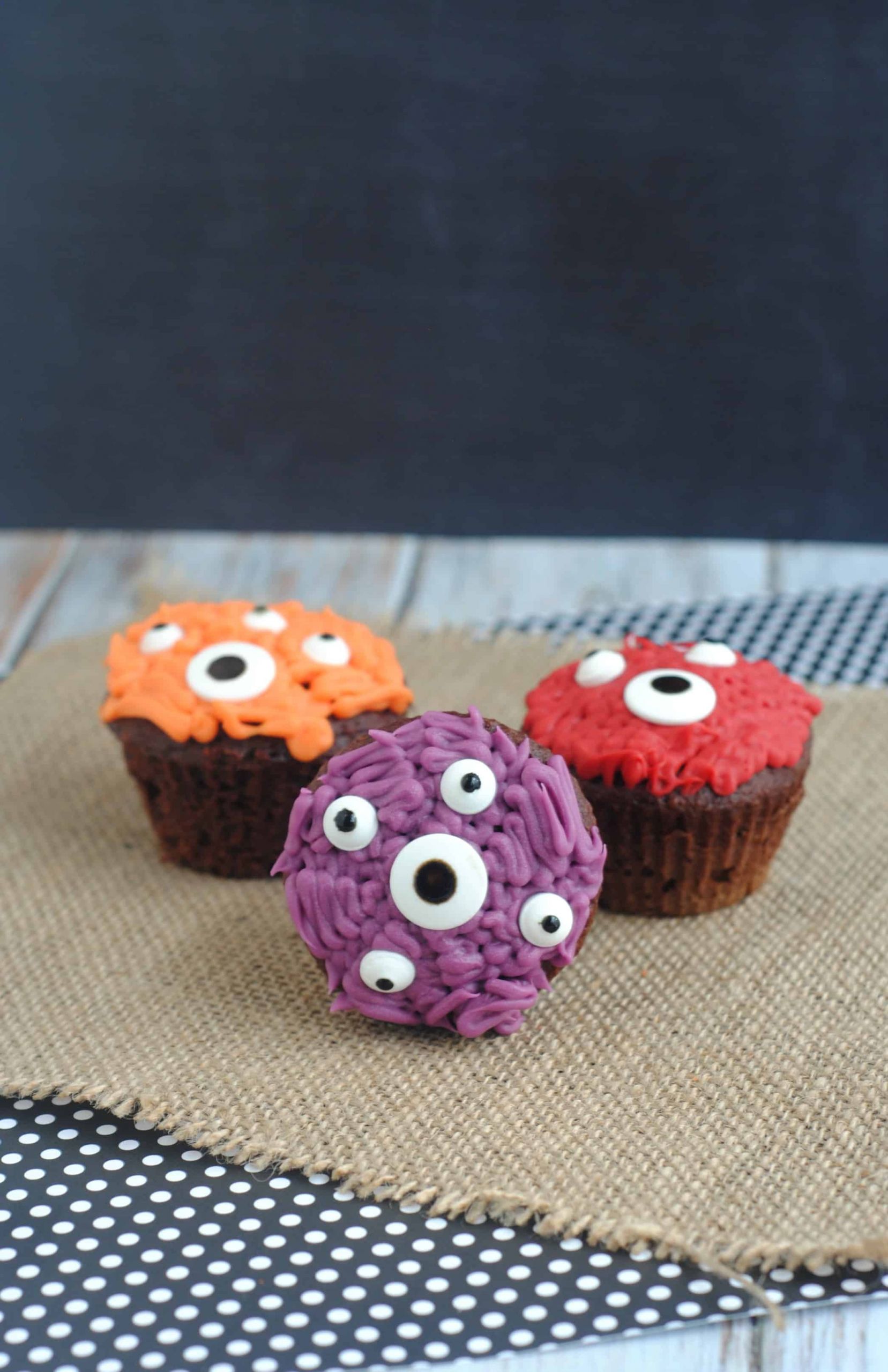 Halloween Inspired Cupcakes
 Halloween Inspired Kids Cupcake Ideas Monster Cupcakes