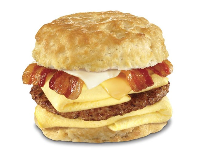Hardee'S Bacon Egg And Cheese Biscuit
 The Best Fast Food Breakfast & The Worst