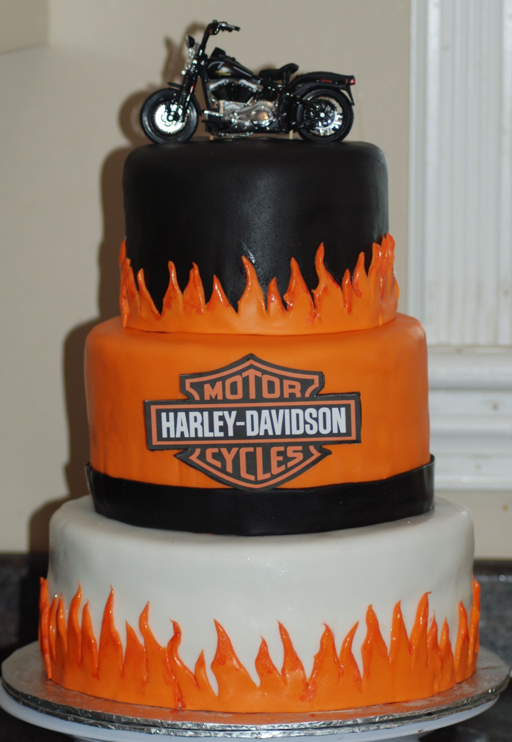 Harley Davidson Birthday Cake
 Harley Davidson Cake Party Ideas