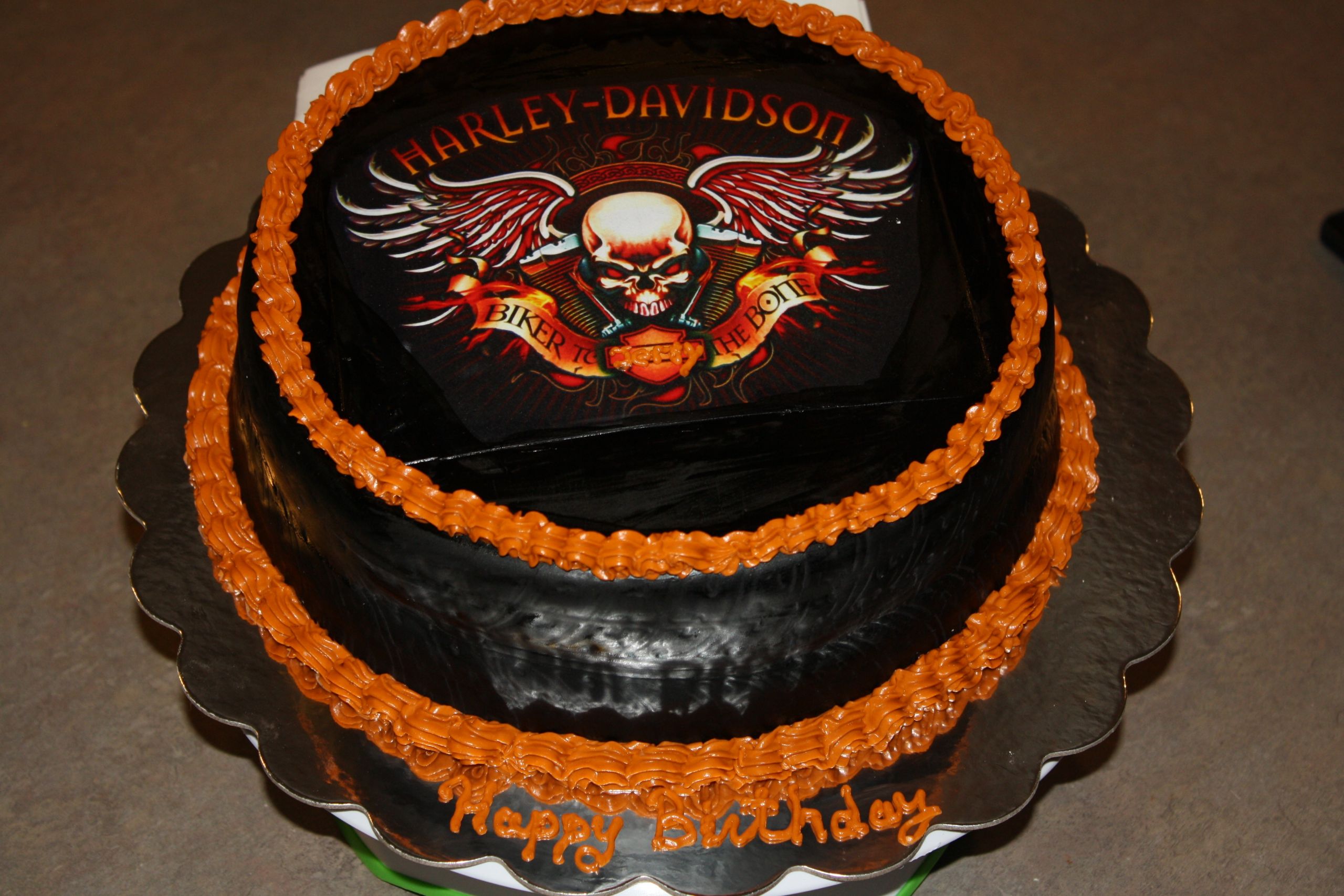 Harley Davidson Birthday Cake
 Harley Davidson Birthday Cake For My Husband CakeCentral
