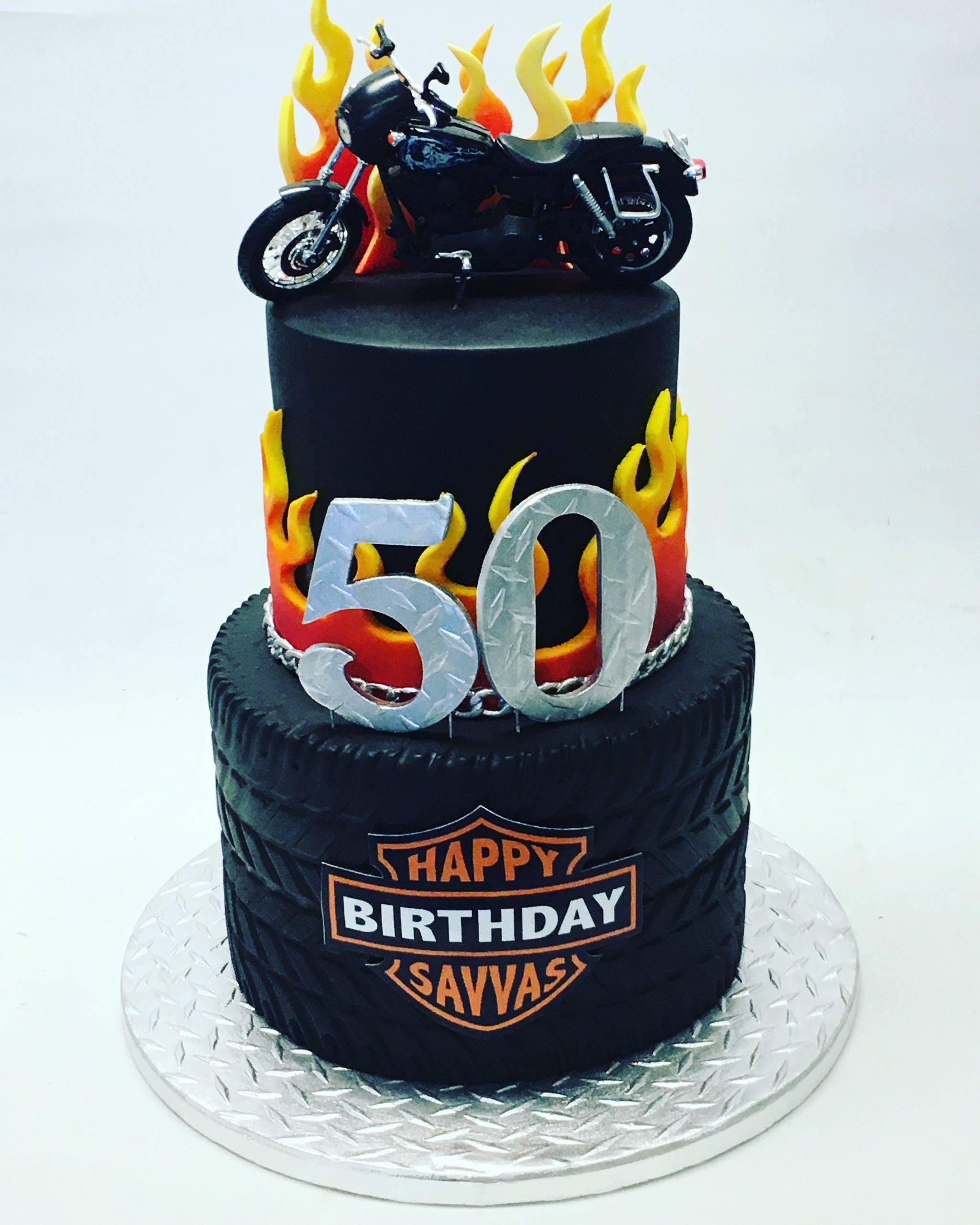 Harley Davidson Birthday Cake
 Harley Davidson Bike Cake Adult Birthday Cakes