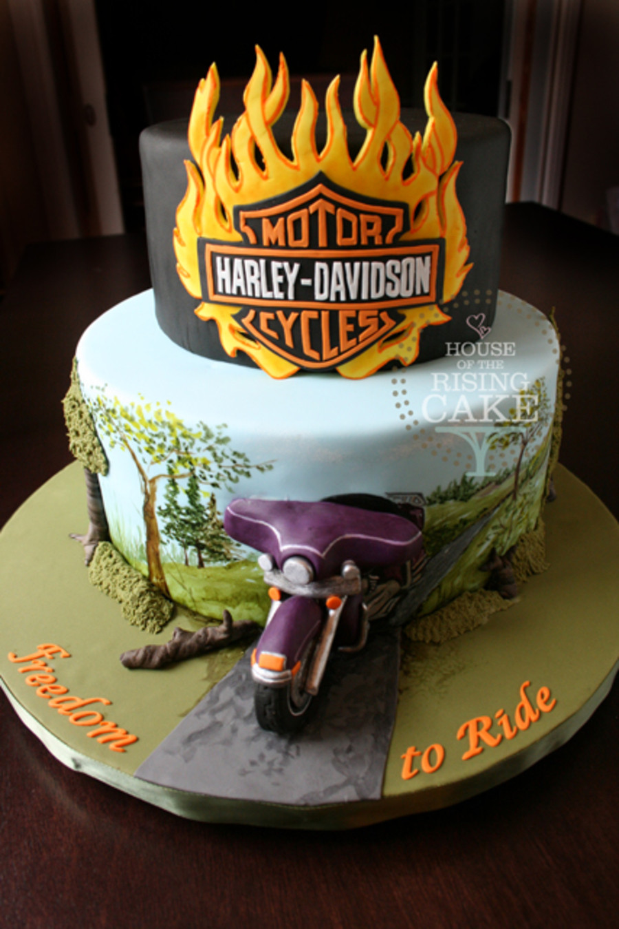 Harley Davidson Birthday Cake
 Harley Davidson Cake CakeCentral
