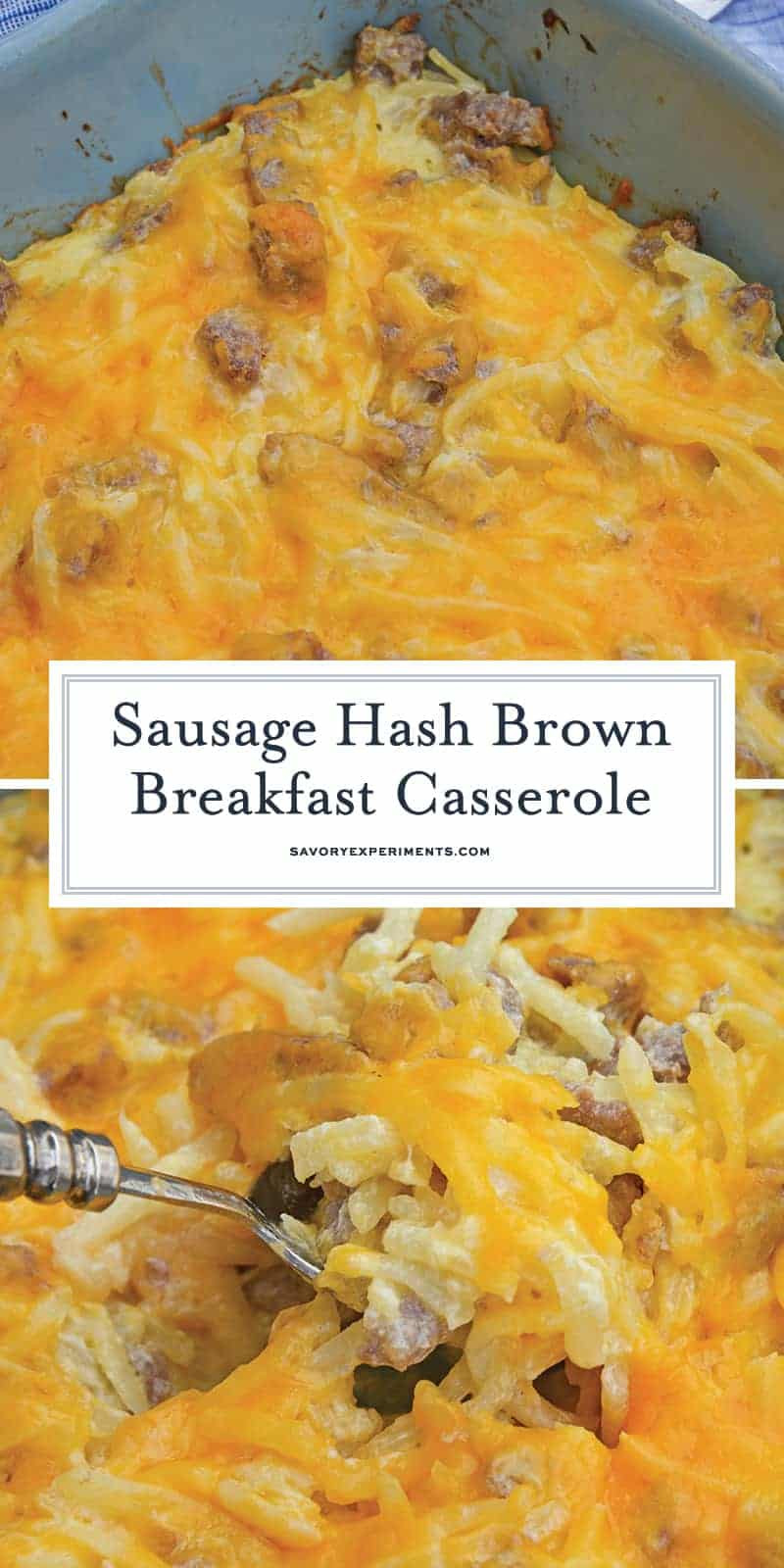 Hashbrown Breakfast Casserole Recipe
 Sausage Hash Brown Breakfast Casserole