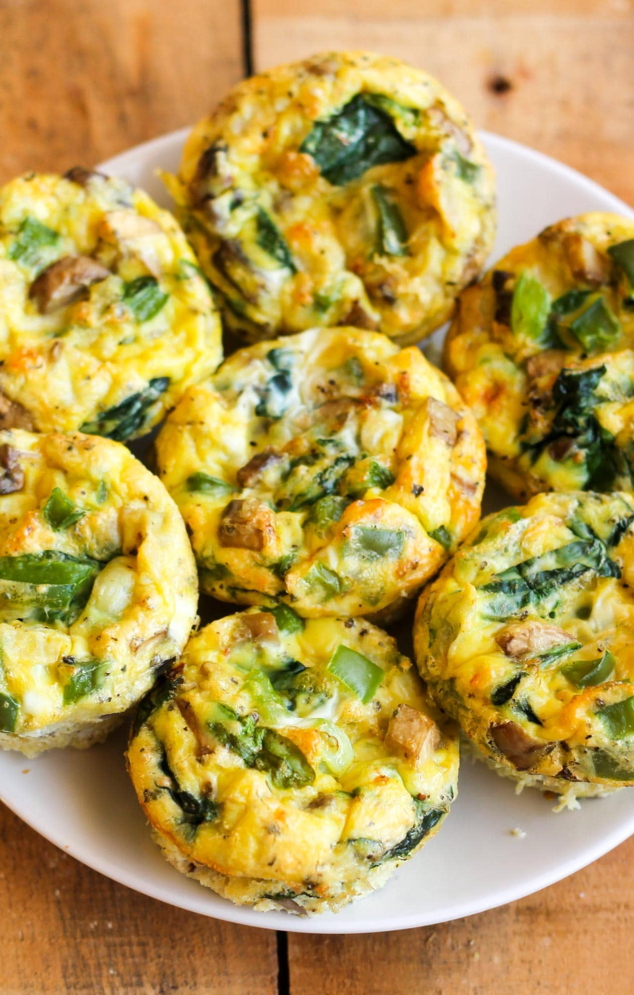 Healthy Breakfast Egg Muffins With Spinach
 Spinach Mushroom Asiago Egg Muffins Smile Sandwich