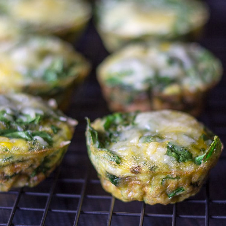 Healthy Breakfast Egg Muffins With Spinach
 Easy Breakfast Egg Muffins with Spinach and Parmesan