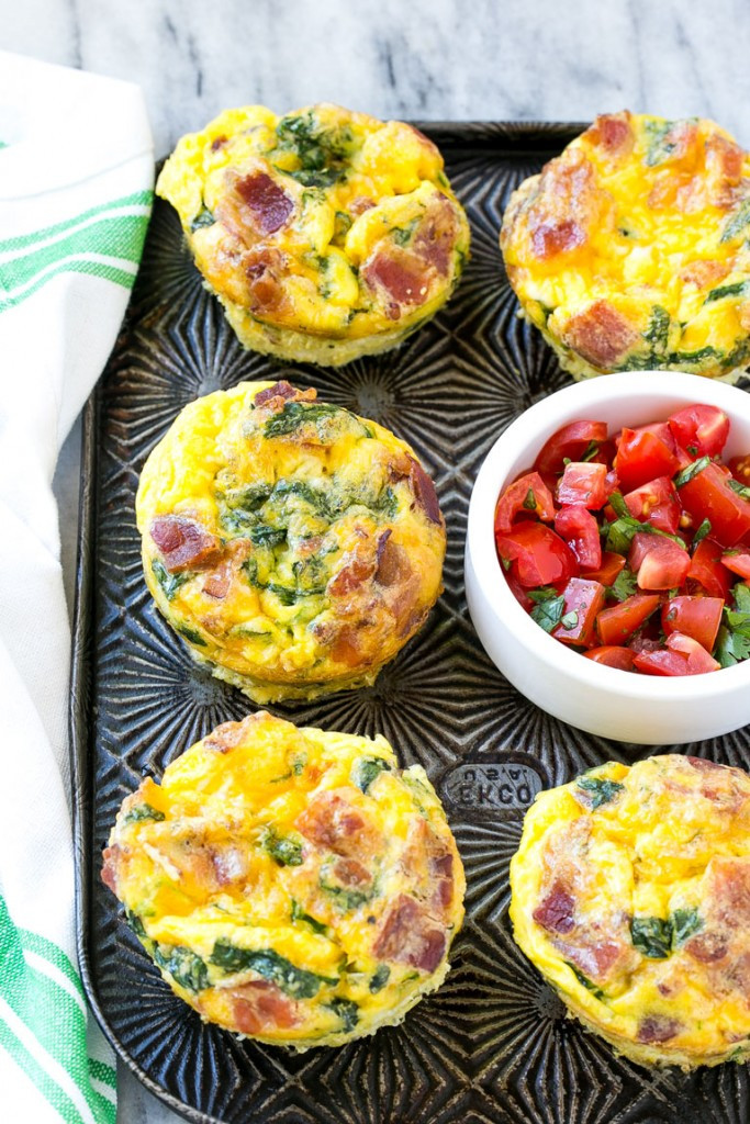 Healthy Breakfast Egg Muffins With Spinach
 Breakfast Egg Muffins Dinner at the Zoo